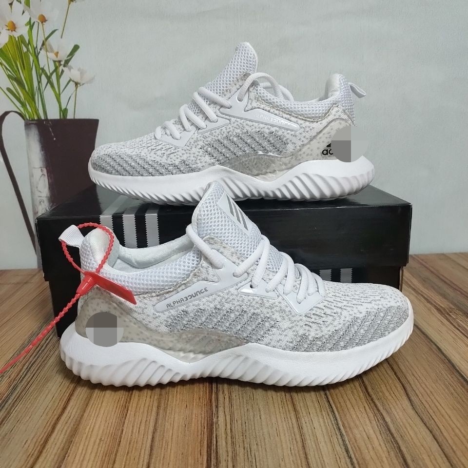 Giày Adidas Alphabounce Trắng Đế Đen
