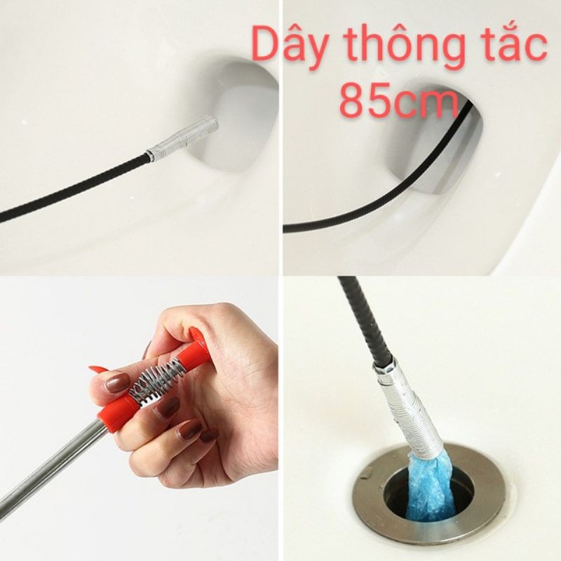 Dụng Cụ Thông Tắc Cống Dạng Gắp Dài 85cm