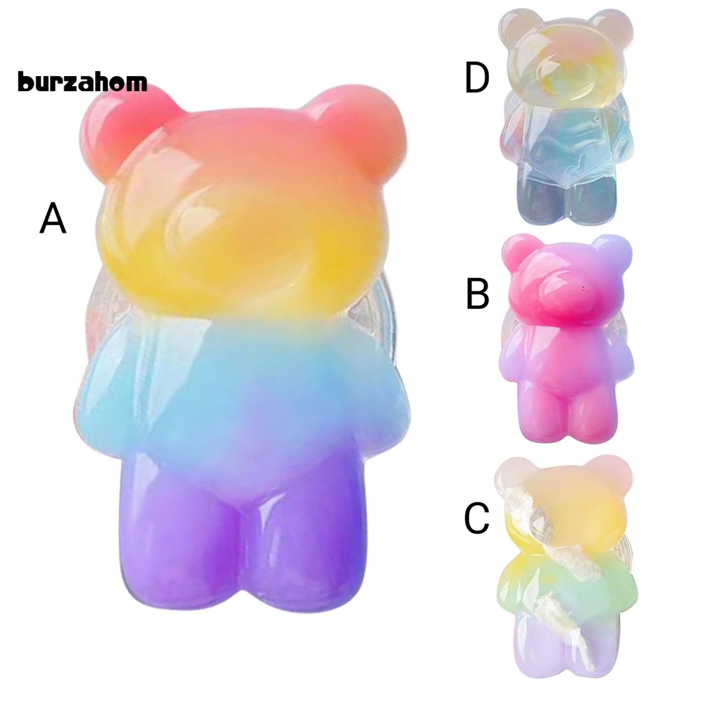 Giá Đỡ Điện Thoại Hình Gấu Bằng Nhựa Màu Gradient