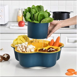 rổ ăn lẩu xoay 360