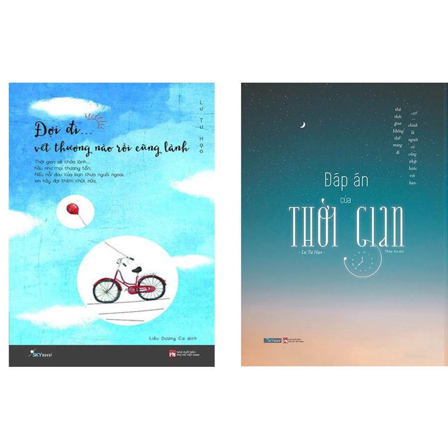 Sách - Combo đáp án của thời gian và đợi đi vết thương nào rồi cũng lành