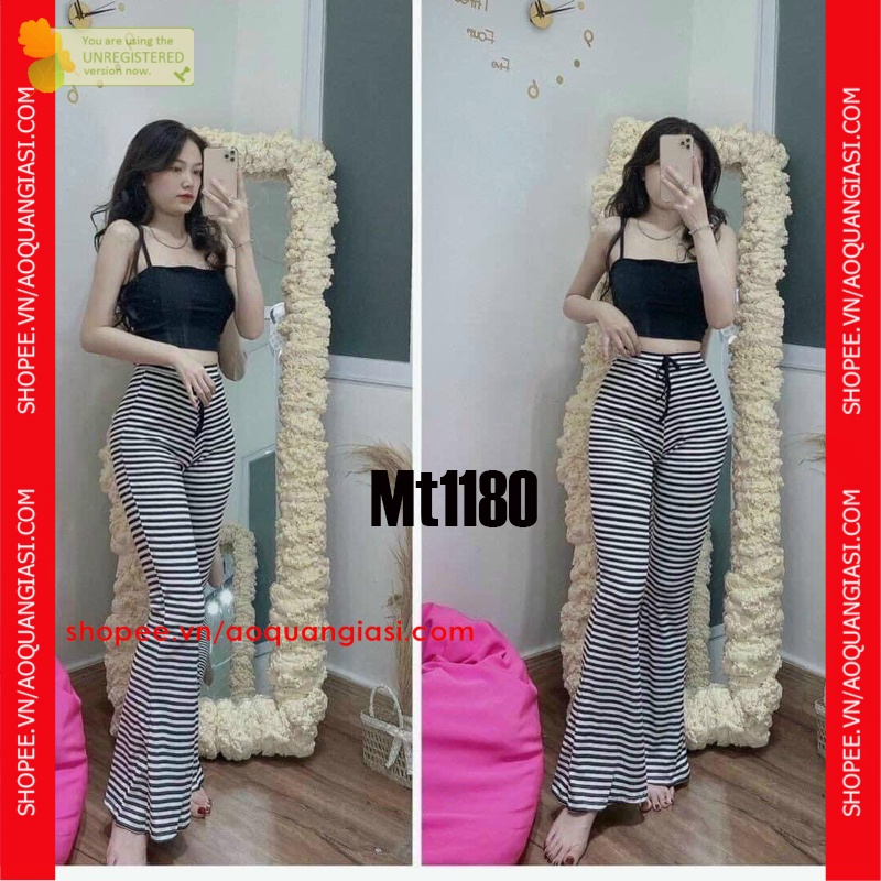 Quần Legging Dạng Loe Kiểu Hot Girl Sành điệu aoquangiasi.com mẫu hot trend không thể thiếu mt1180