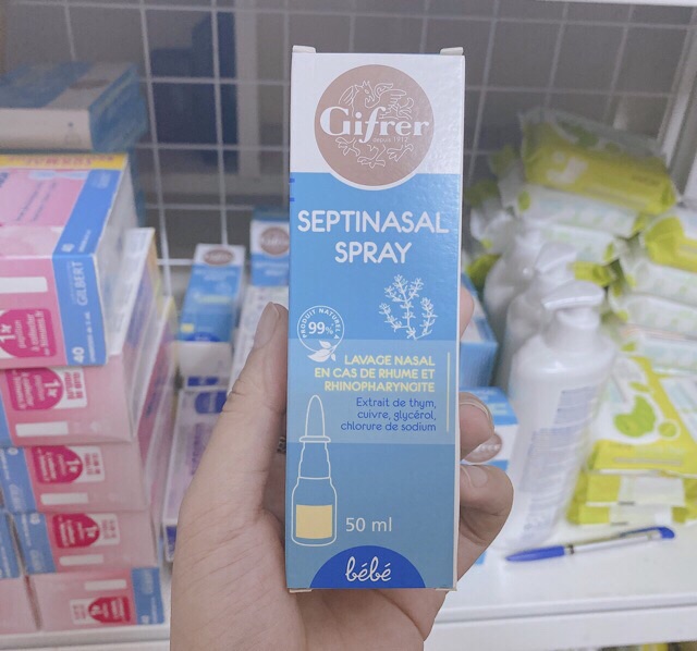 Xịt muối vàng kháng viêm Gifrer 50ml Chính Hãng Nhập Khẩu Pháp