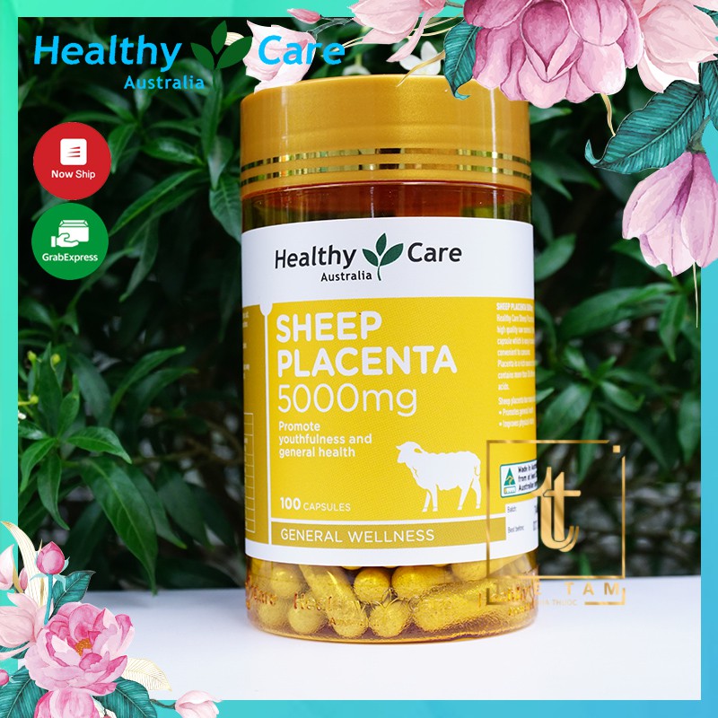 Nhau Thai Cừu [Úc] Sheep Placenta Healthy Care 5000mg - 100 viên