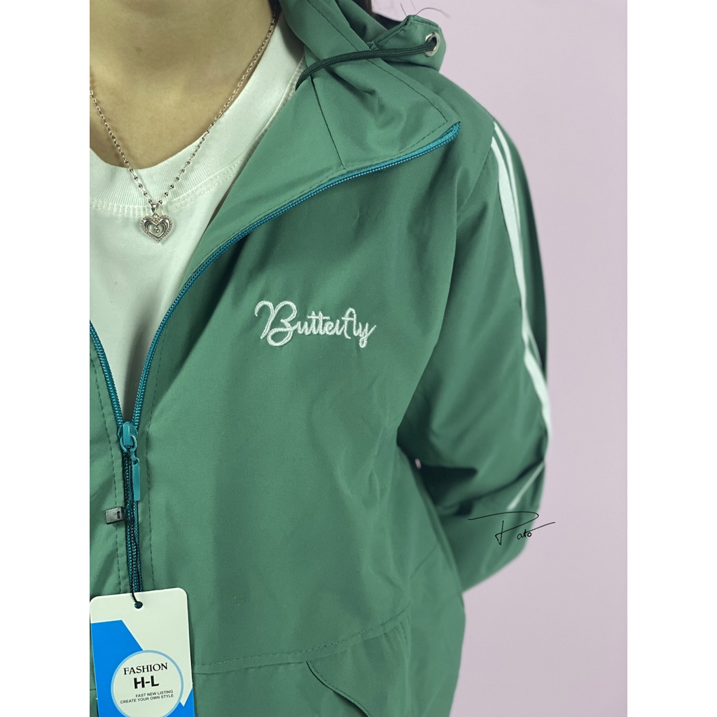 Áo khoác nữ gió dù 2 lớp chống nắng phối viền tay áo dễ thương (AG.N2) | BigBuy360 - bigbuy360.vn