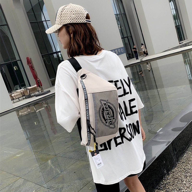 Túi đeo chéo trước ngực họa tiết Dickies thời trang cao cấp Kz8661