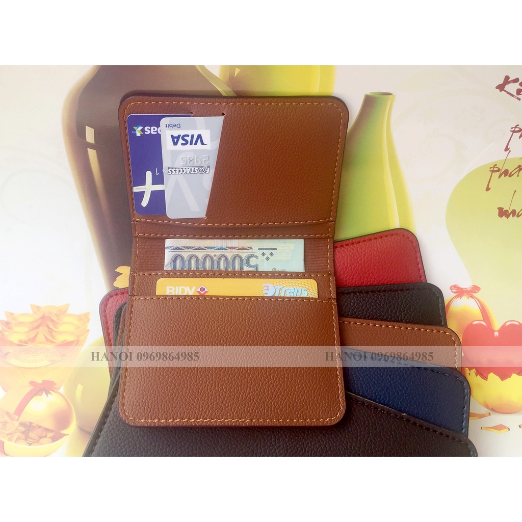 [Mã WB10KD giảm 10k đơn Bất kỳ] Ví da Mini Unisex da PU cao cấp. Đựng thẻ ngân hàng, card visit, tiền.. | BigBuy360 - bigbuy360.vn