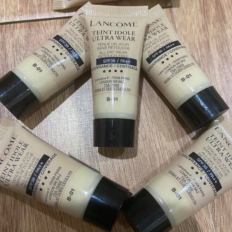 Kem nền che khuyết điểm ⚡ CAM KẾT HÀNG CHUẨN ⚡ Kem nền Lancome Teint Idole Ultra Wear 5ml lâu trôi cả ngày 24h
