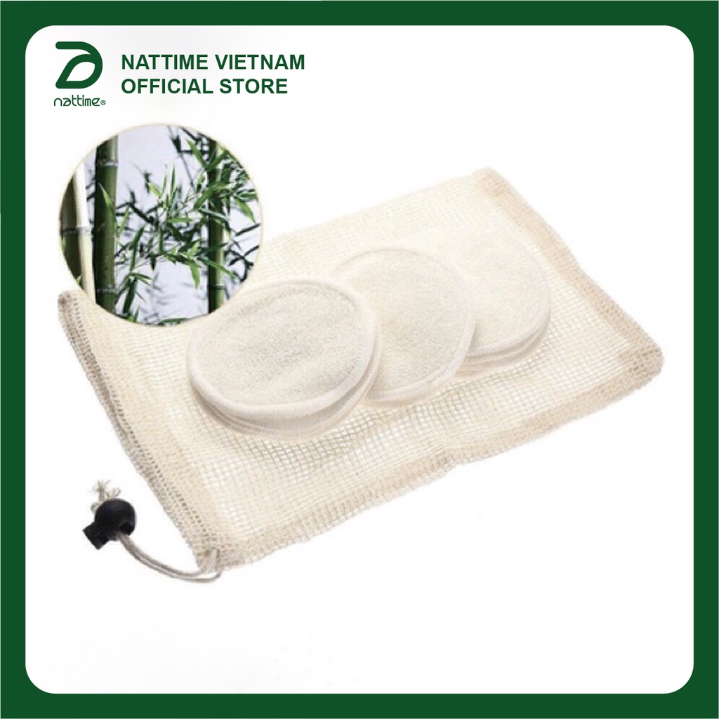 Bông Tẩy Trang Sợi Tre Tái Sử Dụng