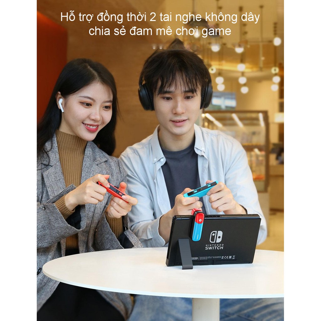 Bộ phát Bluetooth cho máy chơi game Nintendo Switch hỗ trợ APTX Low Latency UGREEN 80188