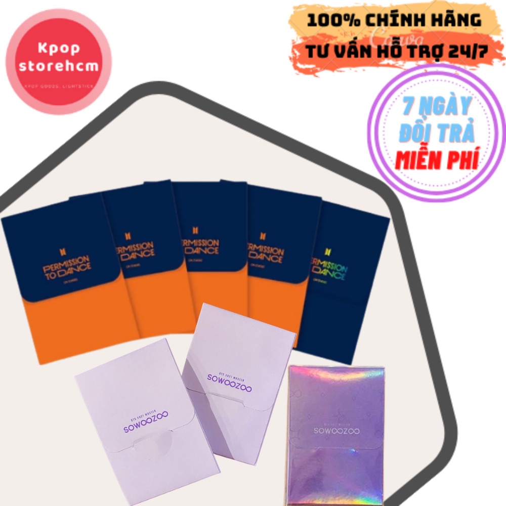 Kpopstorehcm Mini Photocard BTS Permission To Dance, Sowoozoo, MINI PHOTOCARD BTS CONCERT YET TO COME BUSAN