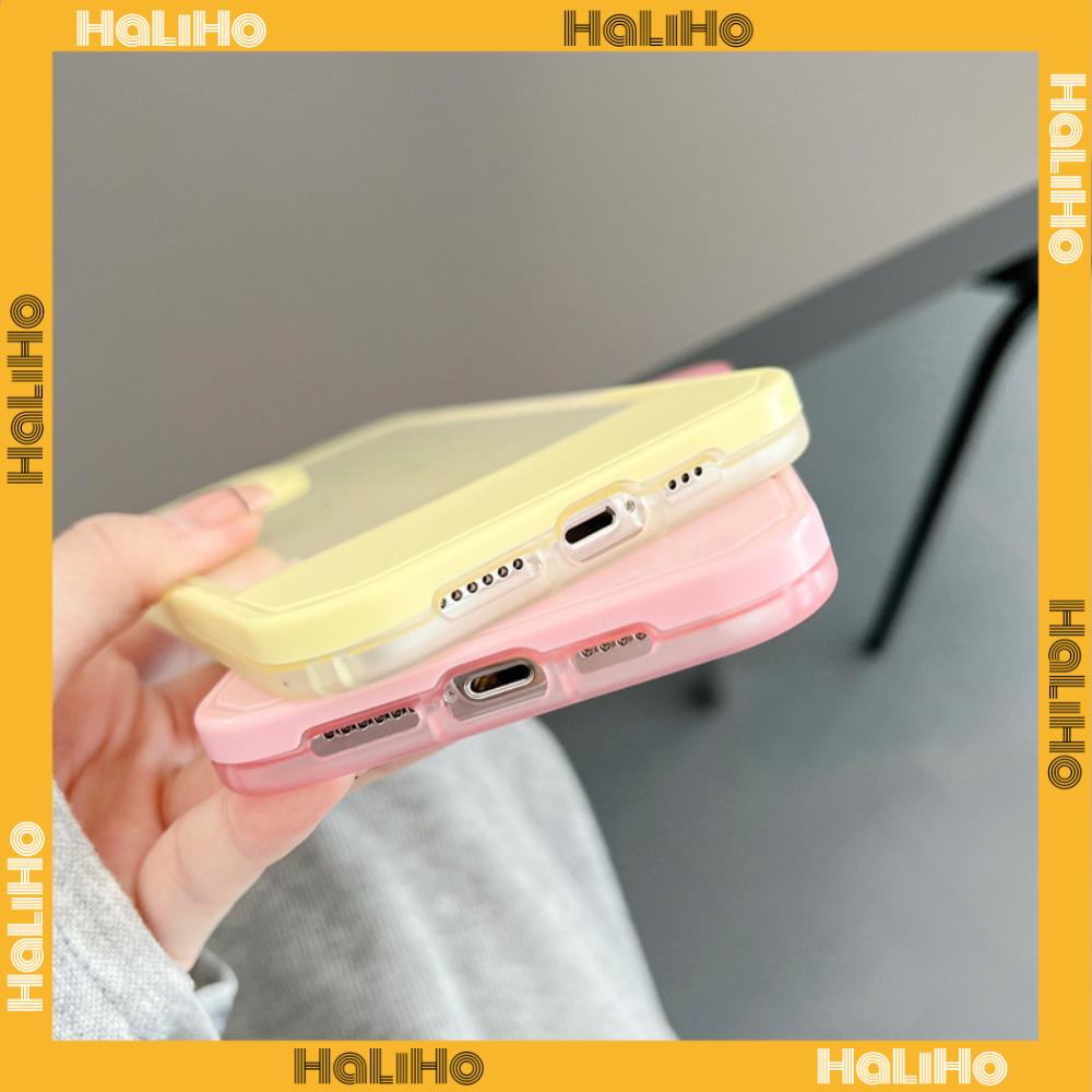 iPhone Case Silicone Soft Cover Folding Stand Clear Candy Color Airbag Shockproof Camera Cover Protection Compatible For iPhone 11 iPhone 13 Pro Max iPhone 12 Pro Max iPhone 7 Plus
