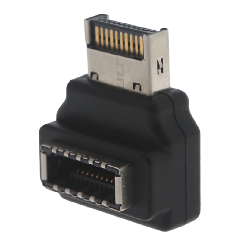 Đầu Chuyển Đổi USB 3 1 Type-E Sang Type-C Male 90 Chuyên Dụng Cho Máy Tính° Bộ Chuyển Đổi Góc Cạnh Chống Mài Mòn