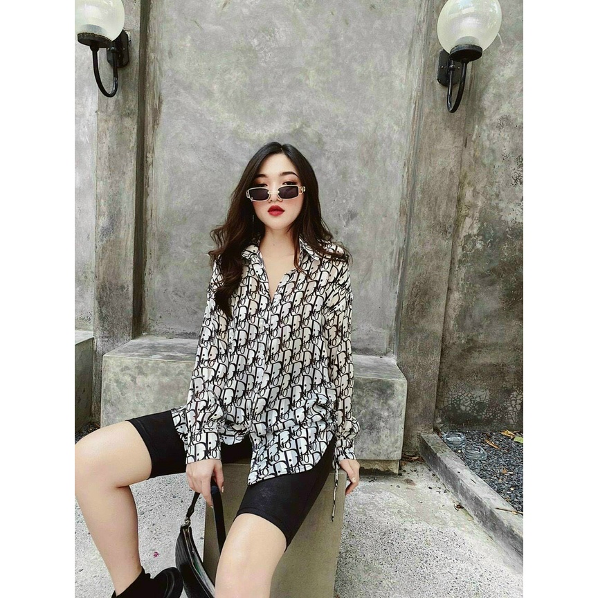 set hot áo chữ d dài tay kèm quần ôm