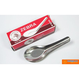 Vỉ 6 muỗng (thìa) canh inox Zebra cỡ nhỏ 100180. Nhập khẩu Thái Lan