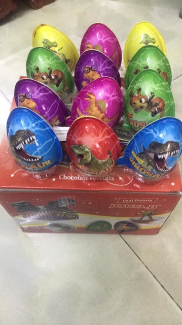 Kẹo trứng socola khủng long