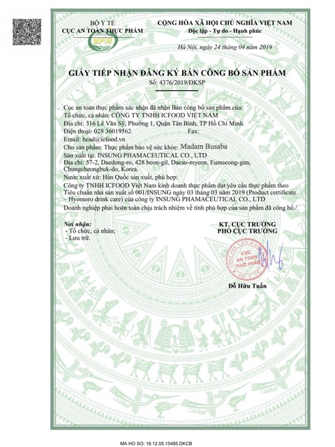 Thuốc nở ngực Madam busaba | BigBuy360 - bigbuy360.vn