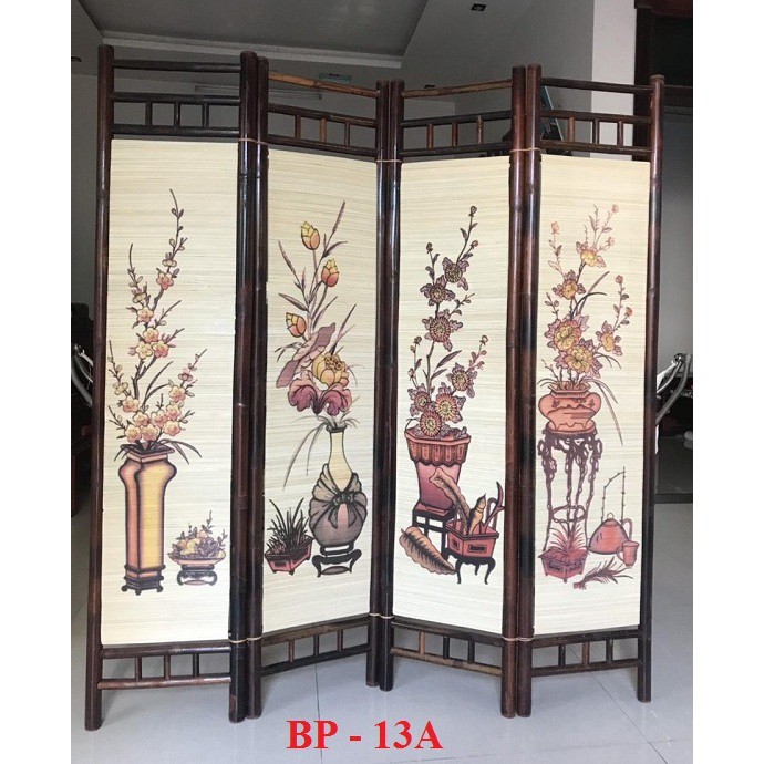 Bình phong tre trúc ngăn phòng giá rẻ