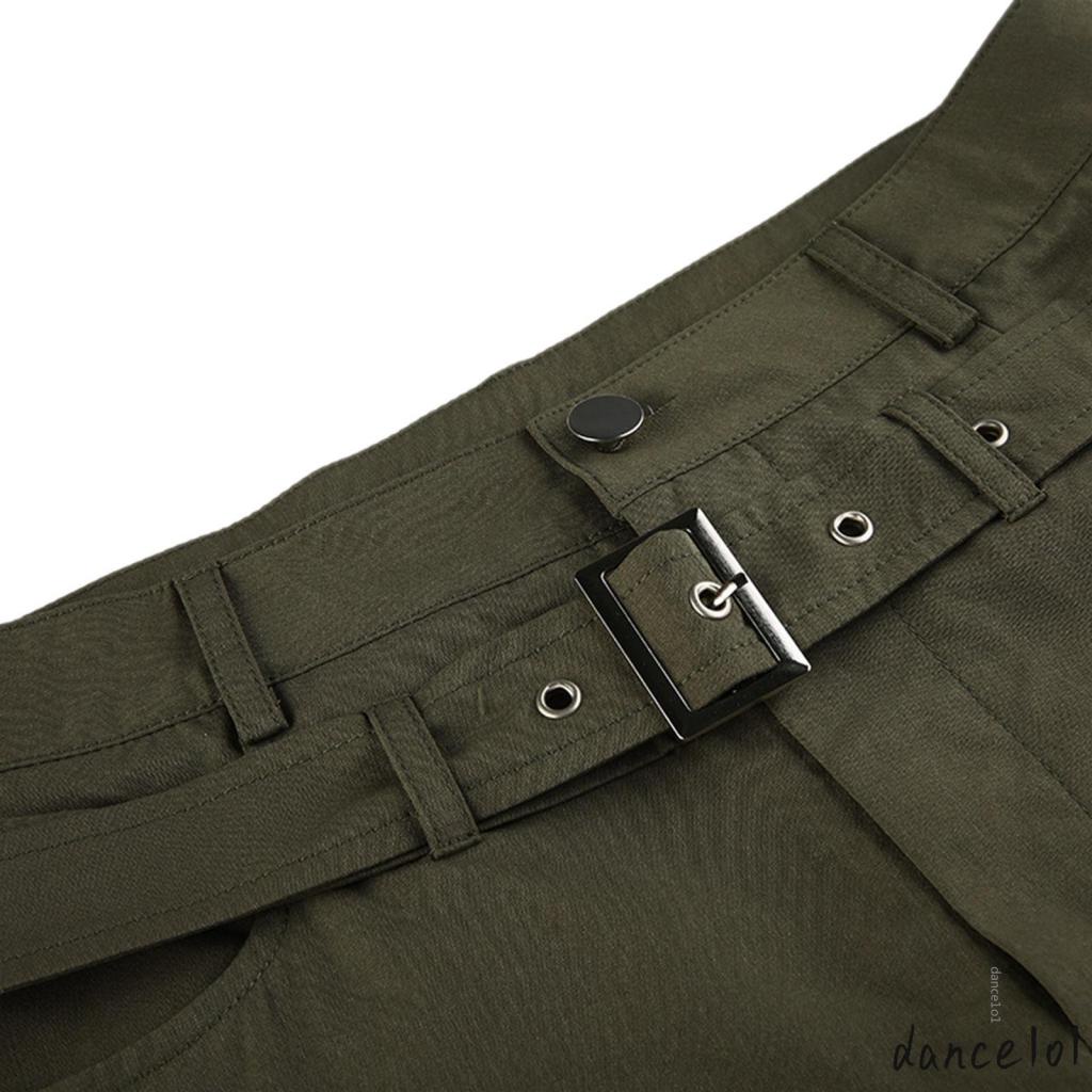 Quần Dài Eo Cao Màu Trơn Phối Túi 1O1 Thời Trang Cho Nữ