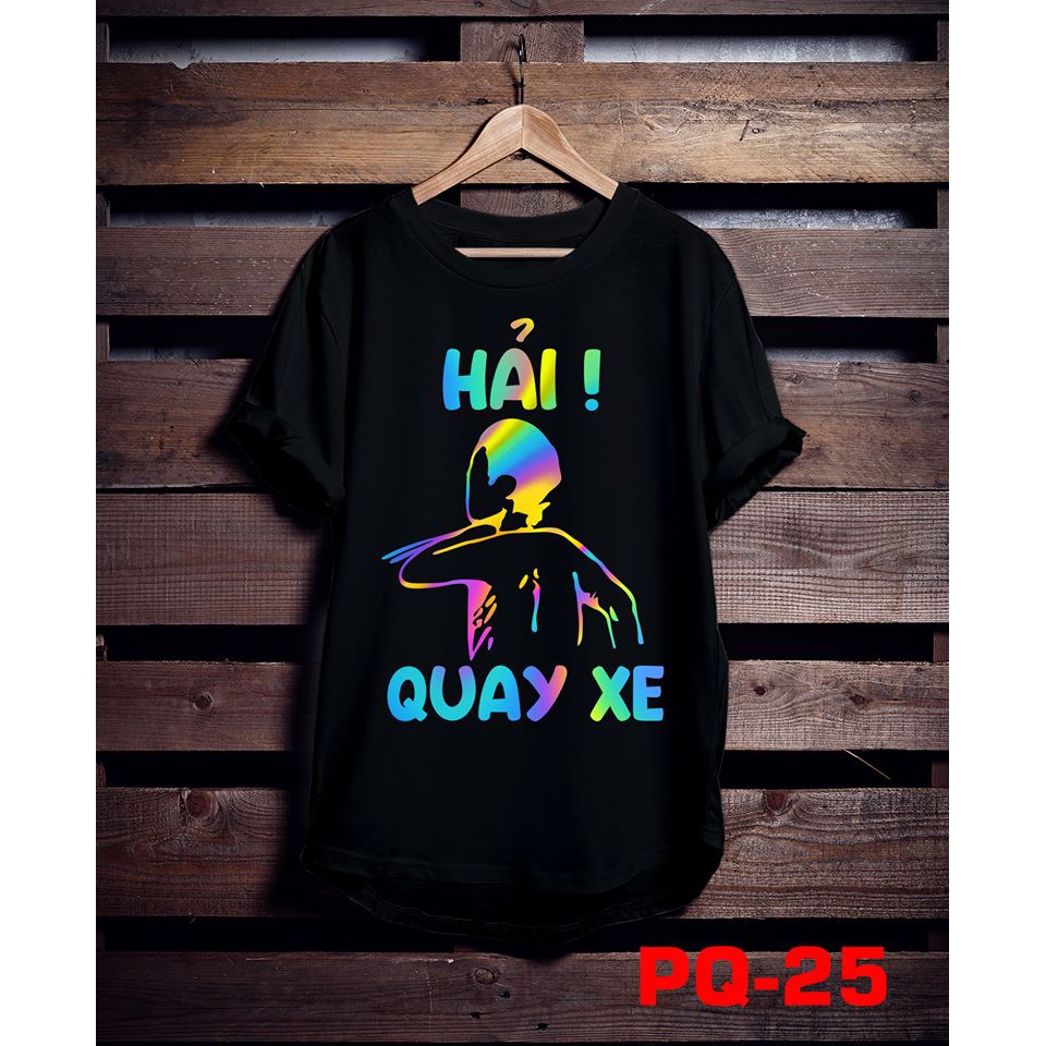 Áo phông phản quang bảy màu Hải quay xe áo thun Unisex phong cách cá tính, chất đẹp, giá rẻ - AD shop