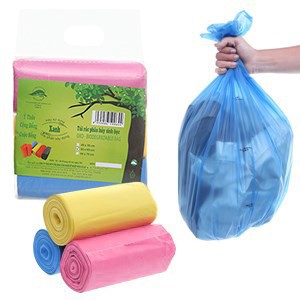 Túi Đựng Rác Tự Hủy Sinh Học Nhiều Màu 1kg/bịch