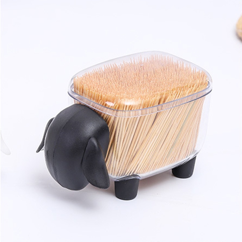 Hộp Đựng Tăm Bông / Tăm Xỉa Răng Hình Cừu Hoạt Hình 3D Để Bàn Trang Trí YKDJP5