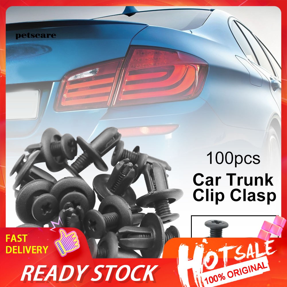 Bộ 100 Chốt Nhựa Chuyên Dụng Dành Cho Xe Hyundai Elantra