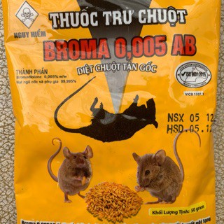 LÚA DIỆT CHUỘT BROMA 0,005AB