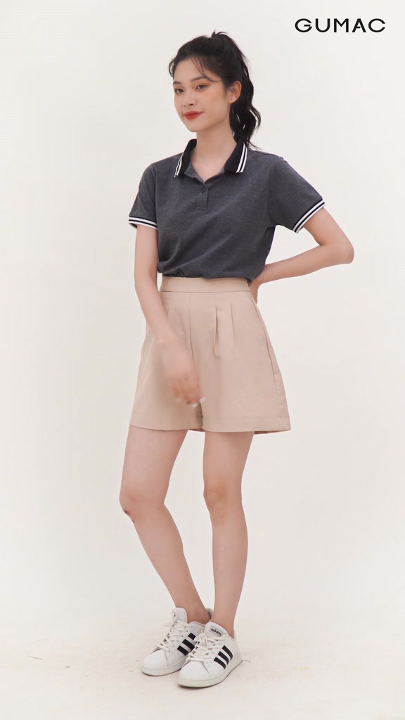 Áo Polo Nữ Thời Trang Gumac ATC08032 Phối Bo Sọc Nhiều Màu | BigBuy360 - bigbuy360.vn