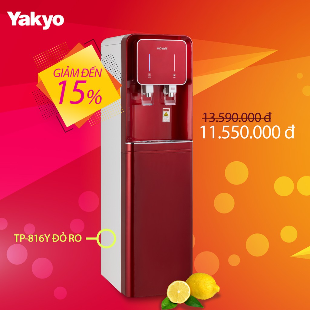 MÁY LỌC NƯỚC NÓNG LẠNH RO TP-816Y RED