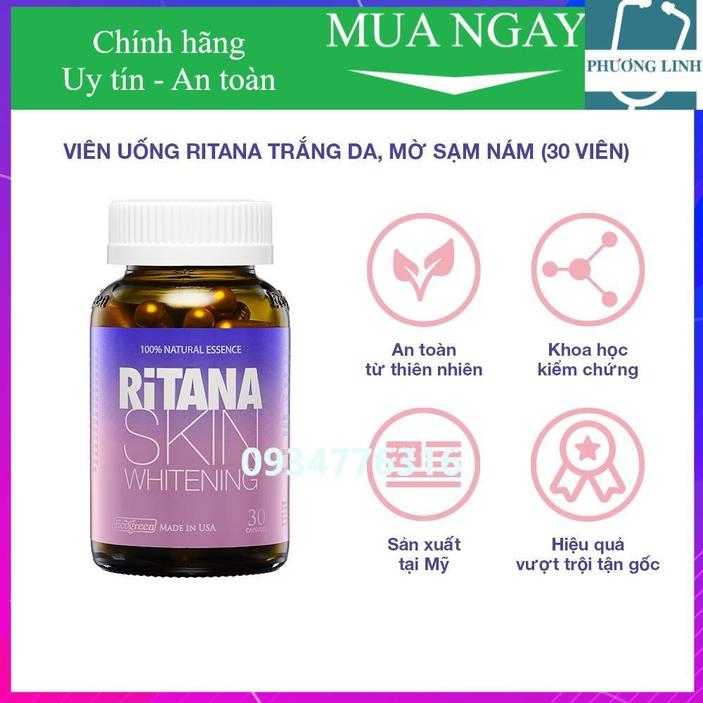 Viên uống RITANA trắng da mờ sạm nám (30 viên)