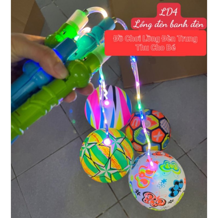 Đèn lồng trung thu hình trái banh phát sáng cho bé
