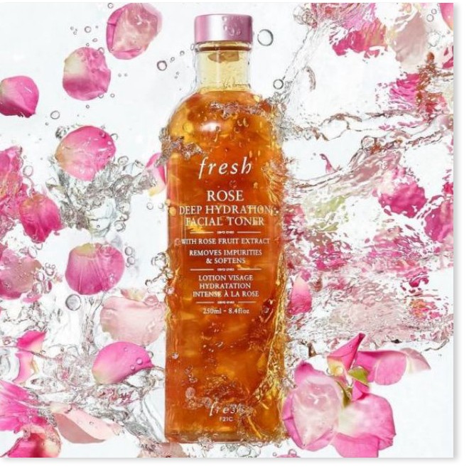 [ Fullsize 100ml / 250ml ] Nước Hoa Hồng FRESH ROSE DEEP HYDRATION FAC