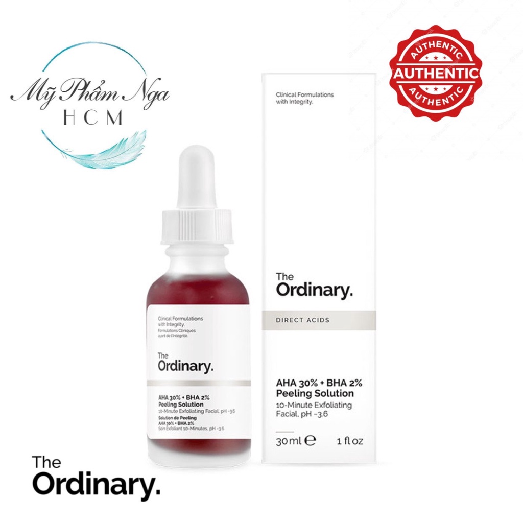 Tẩy tế bào chết The Ordinary AHA 30% + BHA 2% Peeling Solution