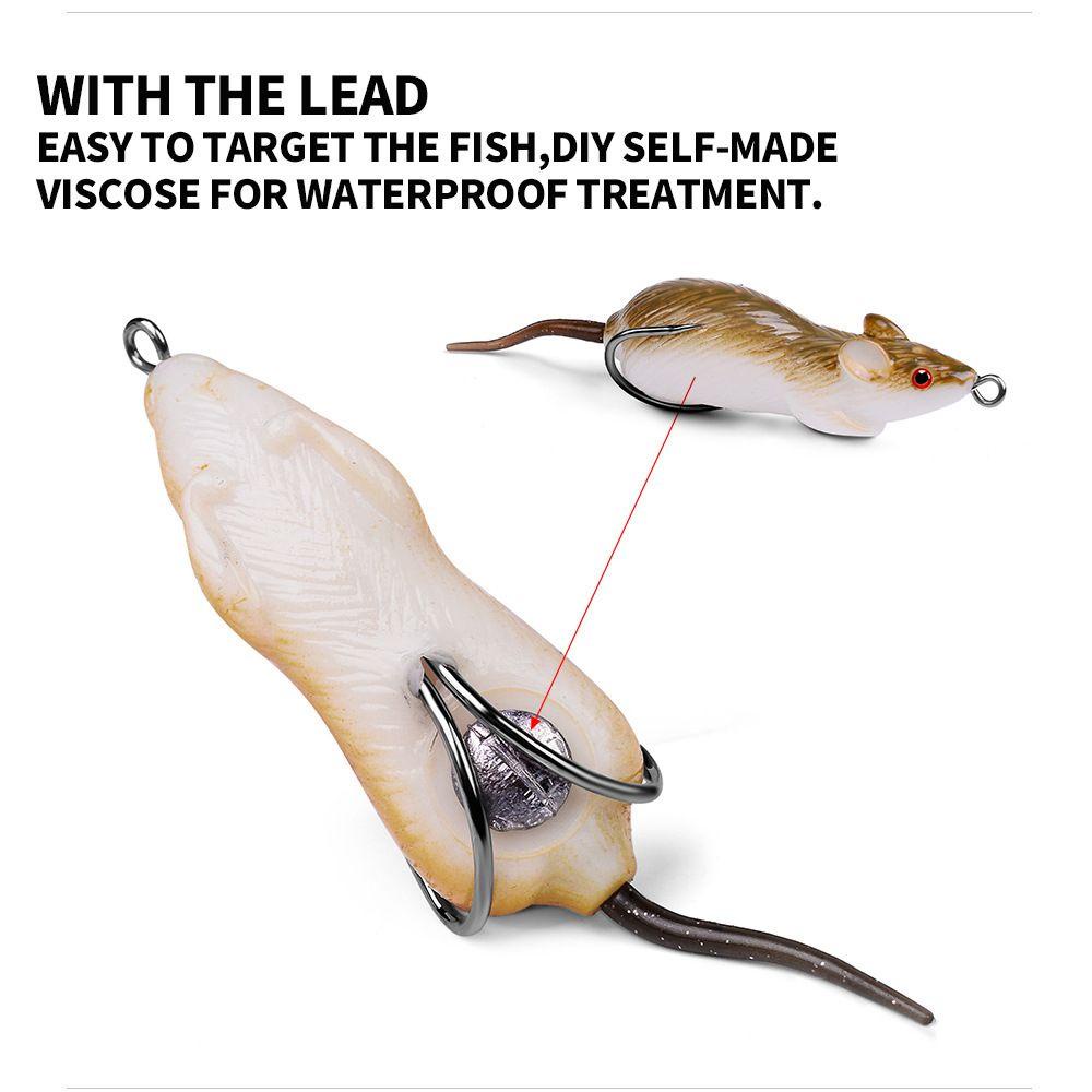 Mồi Câu Cá Zaijie 24 Con Chuột Giả