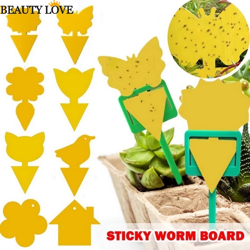 Set 10 Miếng Dán Cánh Tay / Bảng Màu Vàng Hai Mặt Hình Bướm / Hoa Hướng Dương Có Thể Chuyển Đổi Được
