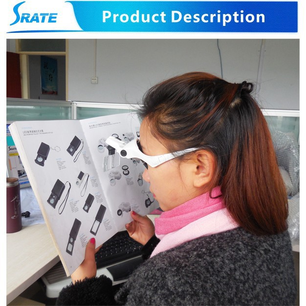 Kính lúp đeo mắt sửa chữa, đọc sách zoom x1 x1.5 x2 x2.5 x3.5