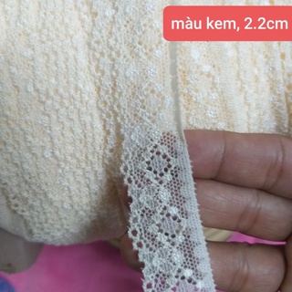 Ren thun viền trang trí , size 2.2cm (5mét /15k)