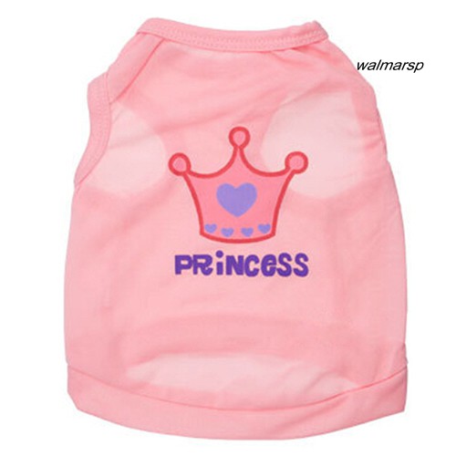 Áo In Chữ Kiểu Dáng Công Chúa Dành Cho Thú Cưng