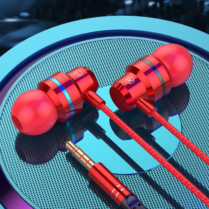 Tai nghe hợp kim/ tai nghe có dây Nhét Tai gaming Chống Ồn HIFI có mic chơi game cho Phone Điện Thoại Samsung Huawei....