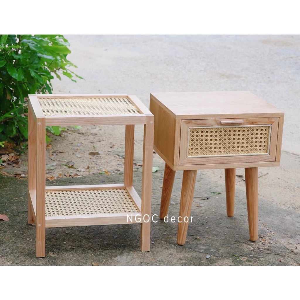 Tab gỗ chân cao/ tab đầu giường