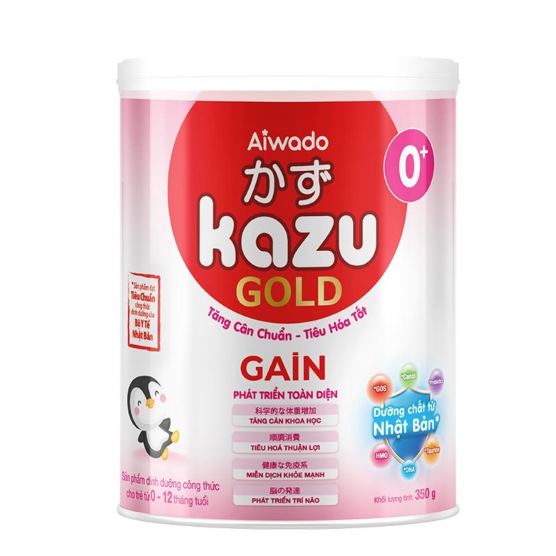 SỮA BỘT AIWADO KAZU GOLD GAIN 0+ 810G