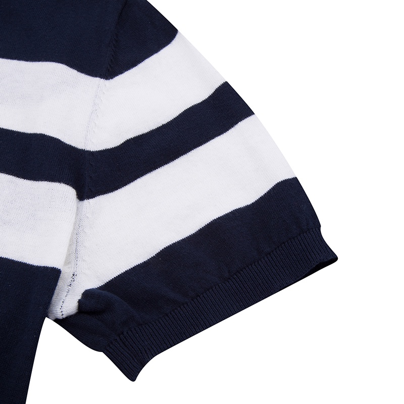 Áo Thun Polo Kẻ Ngang Hottrend Tay Ngắn NN-0037-tuideocheonguc.com