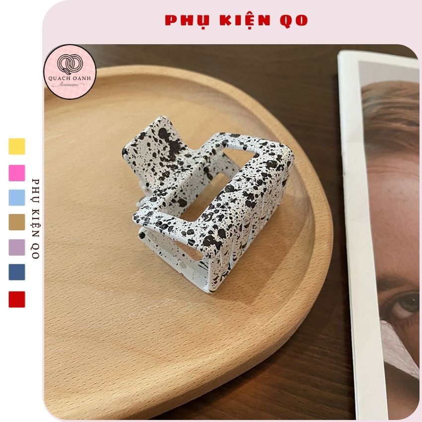 [Mã SKAMCLU8 giảm 10% cho đơn từ 100K] Kẹp Tóc Họa Tiết Bò Sữa Đáng Yêu PHONG CÁCH HÀN QUỐC - KEP18