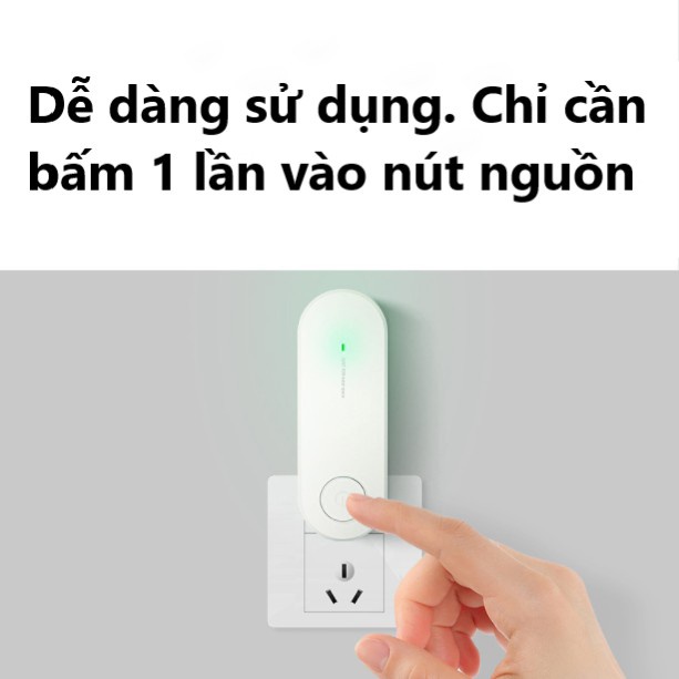 Máy đuổi muỗi bằng sóng siêu âm, an toàn tuyệt đối cho người sử dụng và cả trẻ nhỏ, không gây ồn, khó chịu