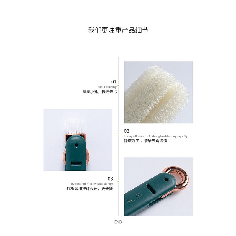 Cọ chà rửa bình sữa cán dài tiện dụng
