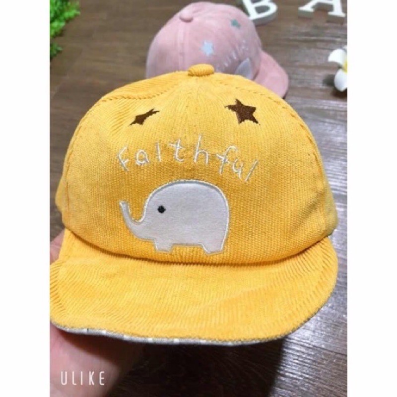 Mũ lưỡi trai hình chú voi cho bé 6 tháng - 36 tháng