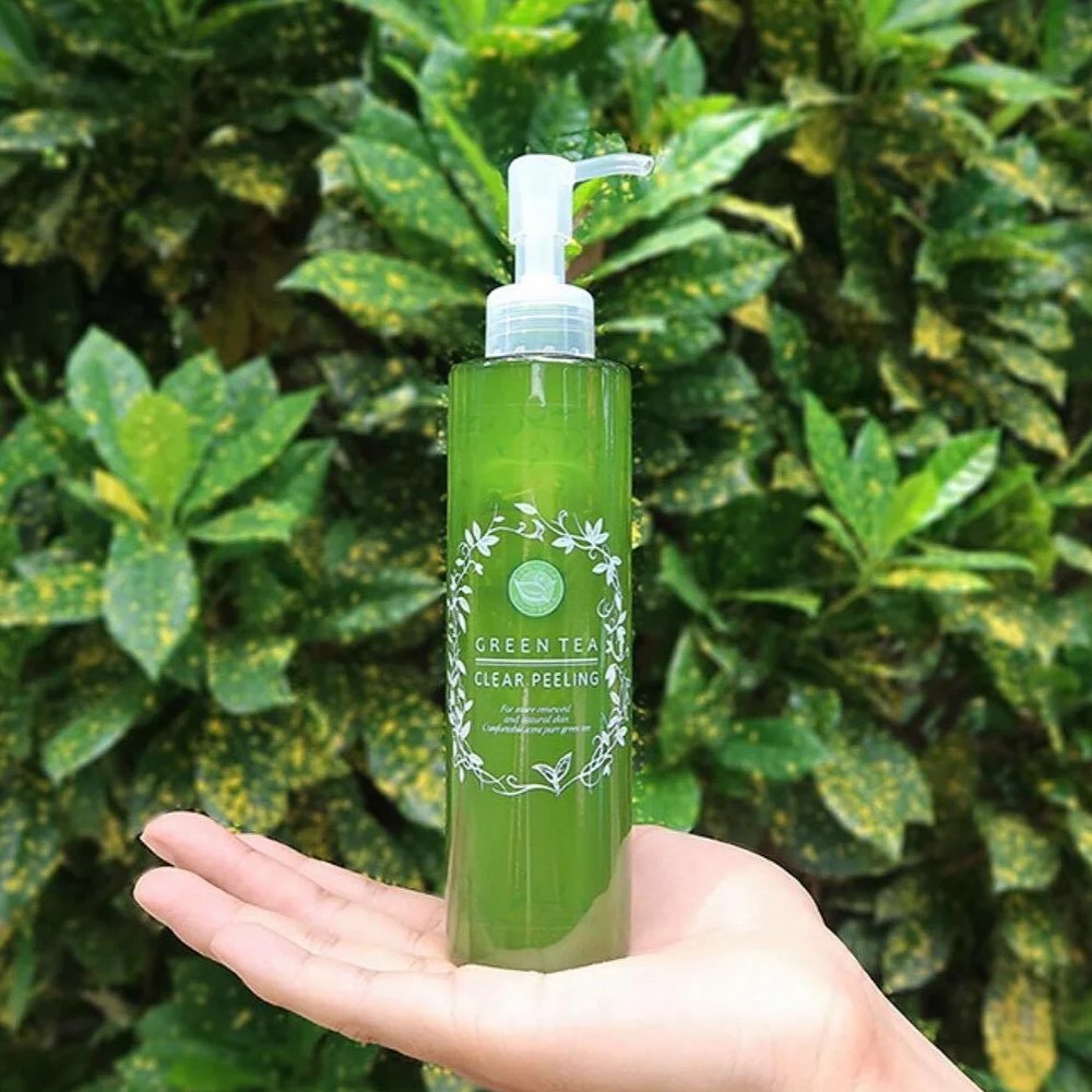 Gel Tẩy da chết trà xanh Santa Marche Green Tea Clear Peeling 200g | BigBuy360 - bigbuy360.vn