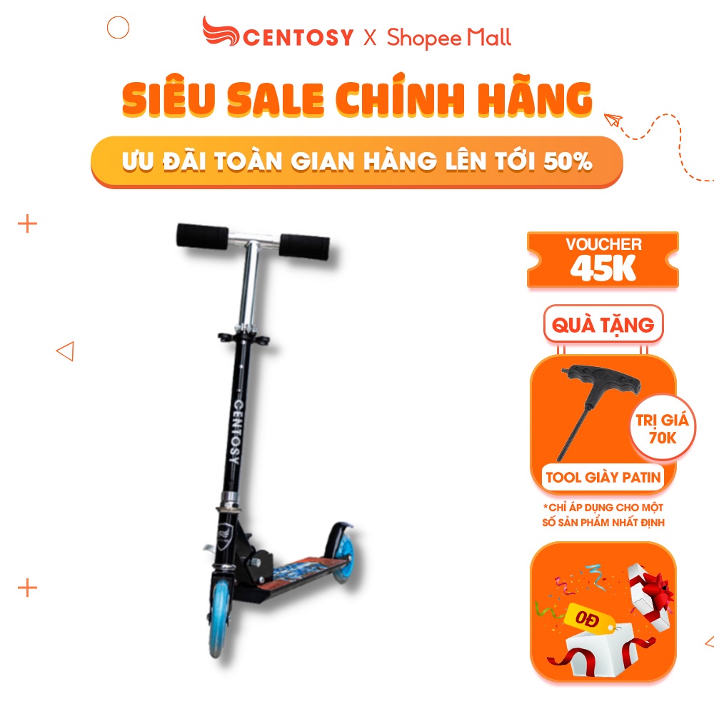 Xe Trượt Scooter Trẻ Em Cao Cấp Centosy C1, Dành cho bé từ 3 đến 9 tuổi