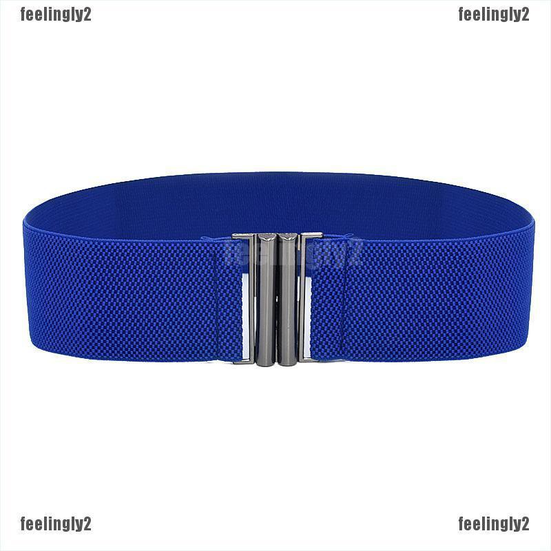 Thắt lưng co dãn có khóa cài tiện lợi thời trang cho nữ